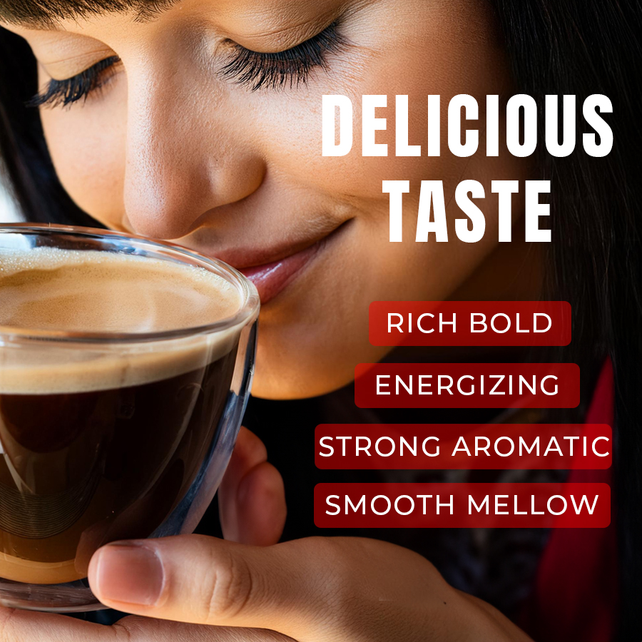 DR. BRAIN COFFEE 6 IN 1 - BOOST BRAIN POWER - BLACK COFFEE 6 IN 1